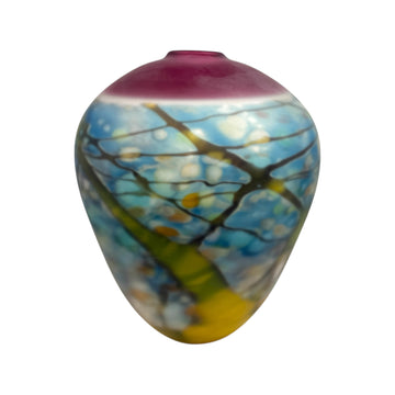 Yellow Vine Incalmo Vase #1006