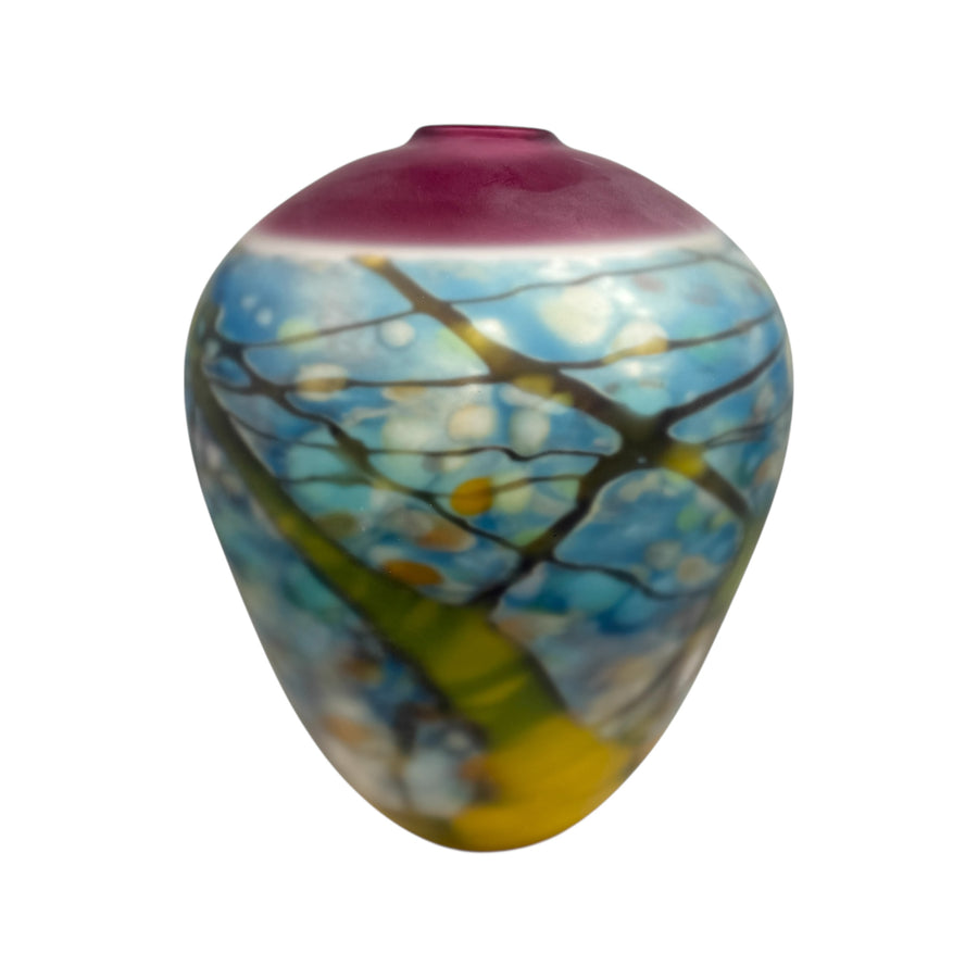 Yellow Vine Incalmo Vase #1006