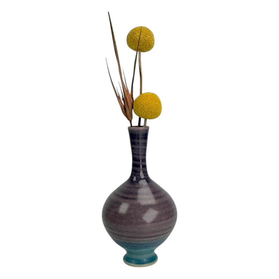 Bud Vase - Purple/Light Blue