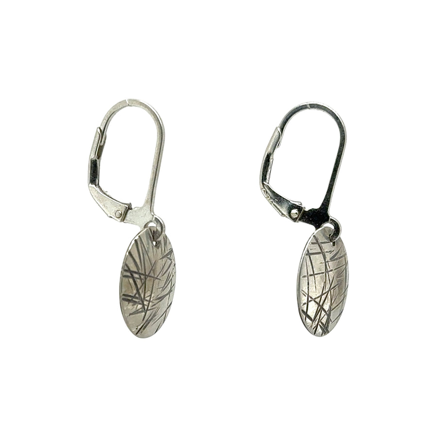 Earrings - Stamped Disks