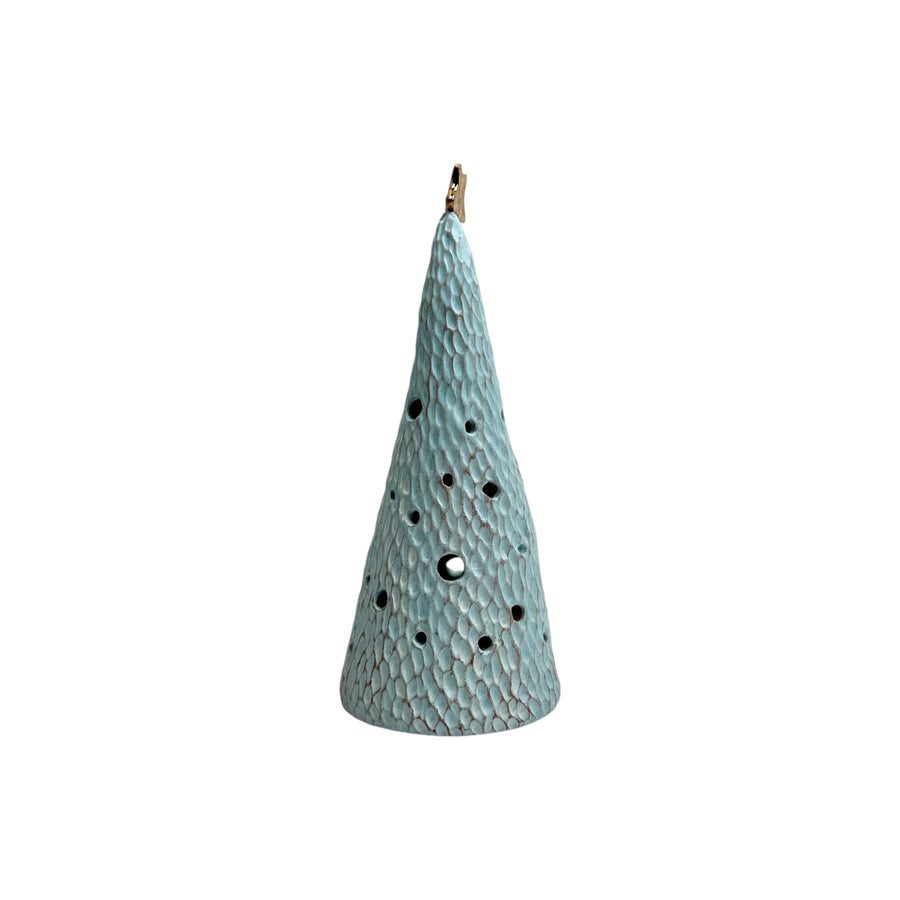 Holiday Luminary Tree - Light Blue - Small