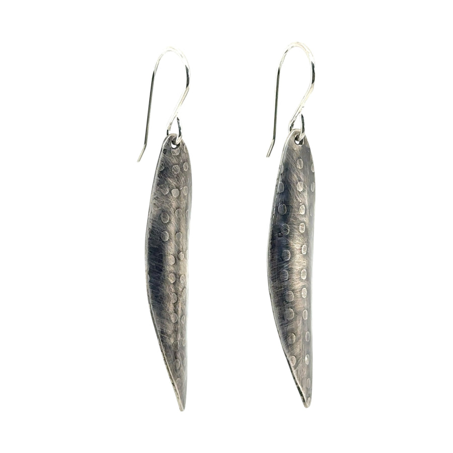 Earrings - Silver Dotted