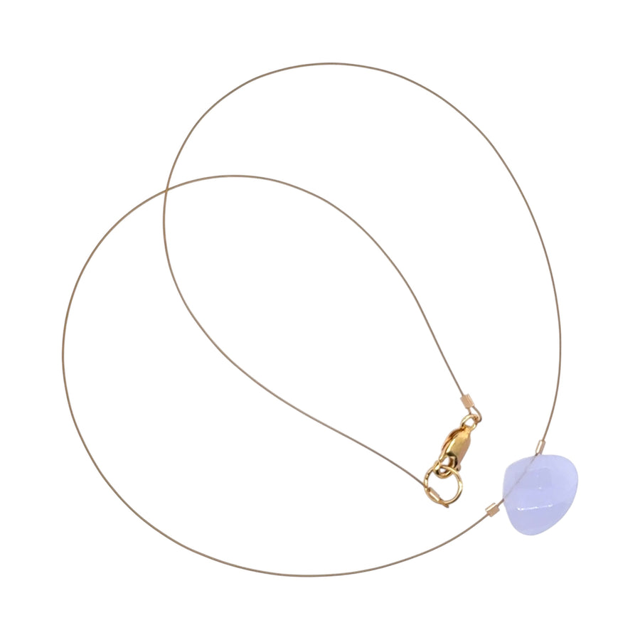 Czech Quartz Necklace - Lilac