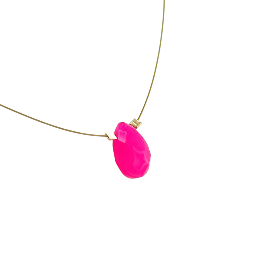 Pink Chalcedony Necklace