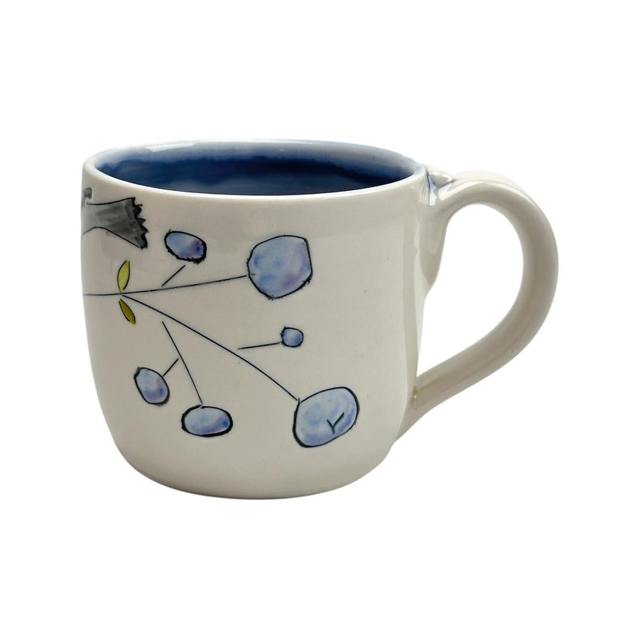 Birds and Blueberries - Mug - Small