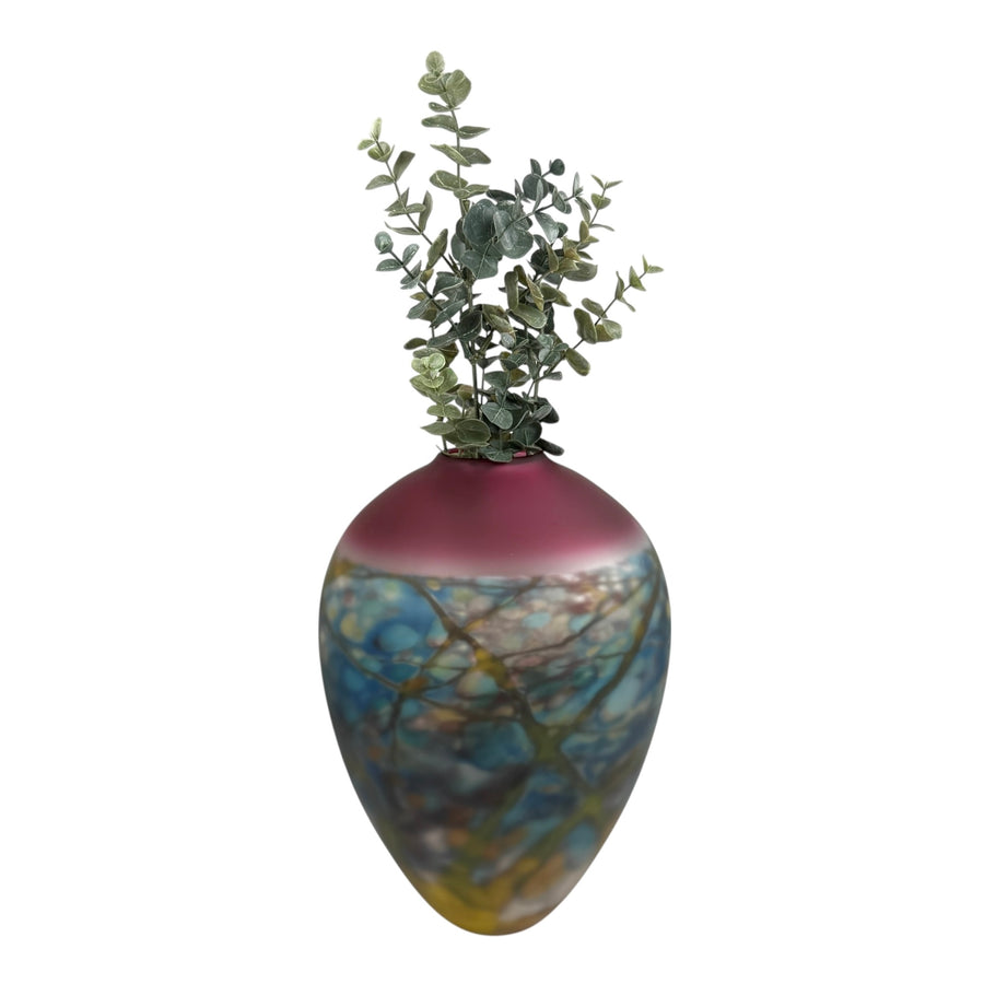 Yellow Vine Incalmo Vase #1005