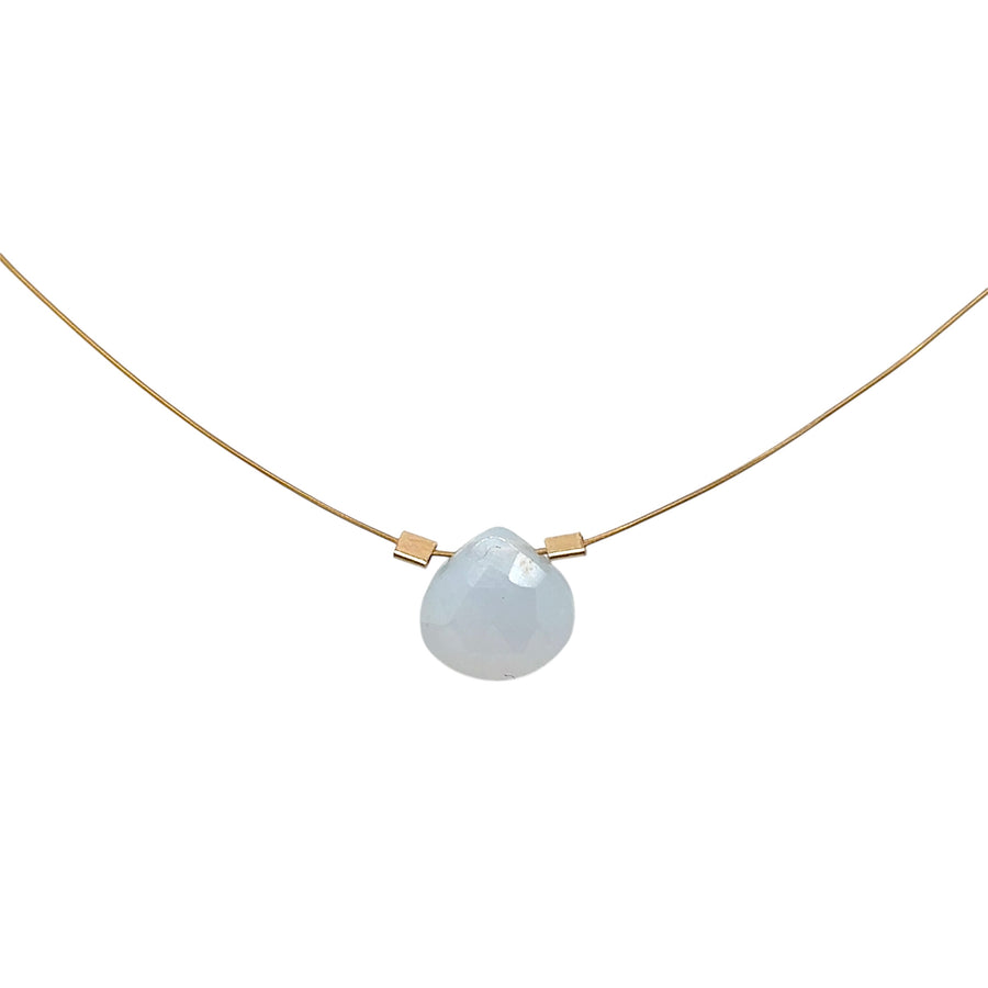 Blue Chalcedony Necklace