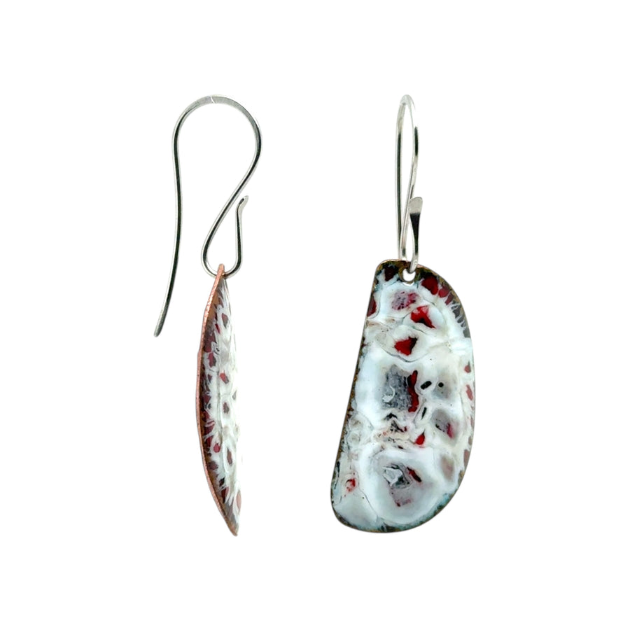 Enameled Earrings