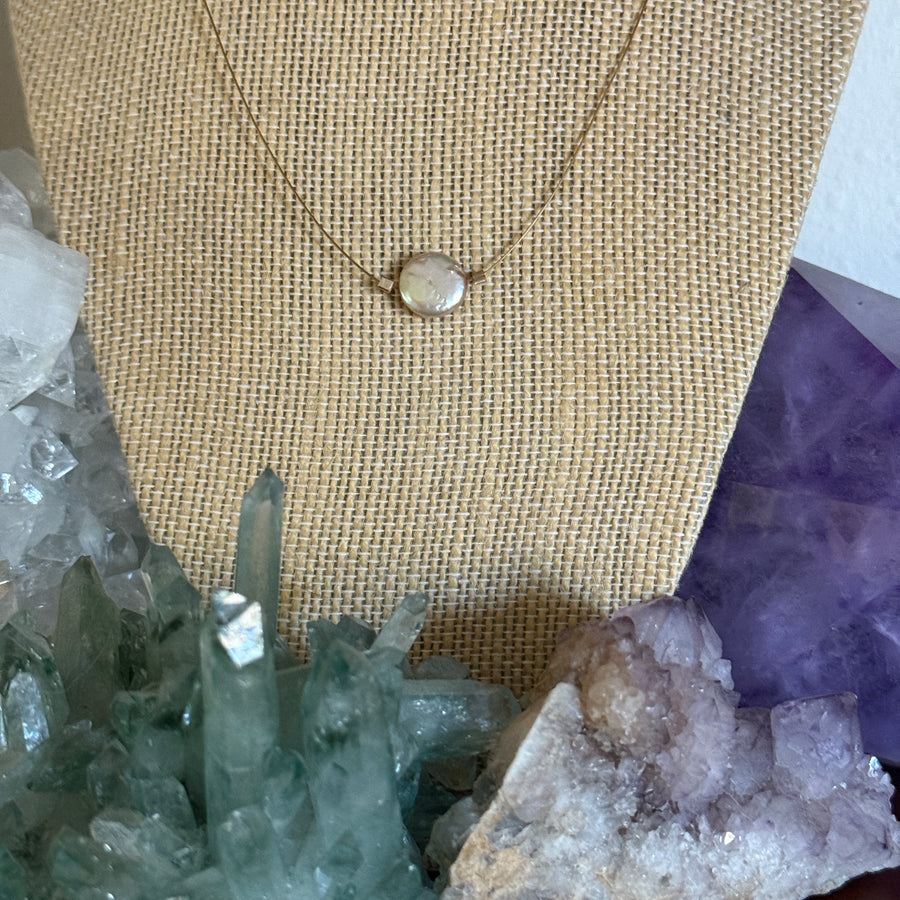 Coin Pearl Necklace