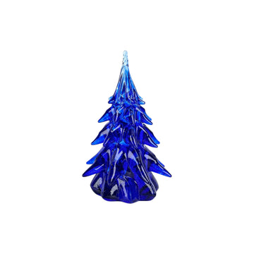 Small Glass Tree - Cobalt