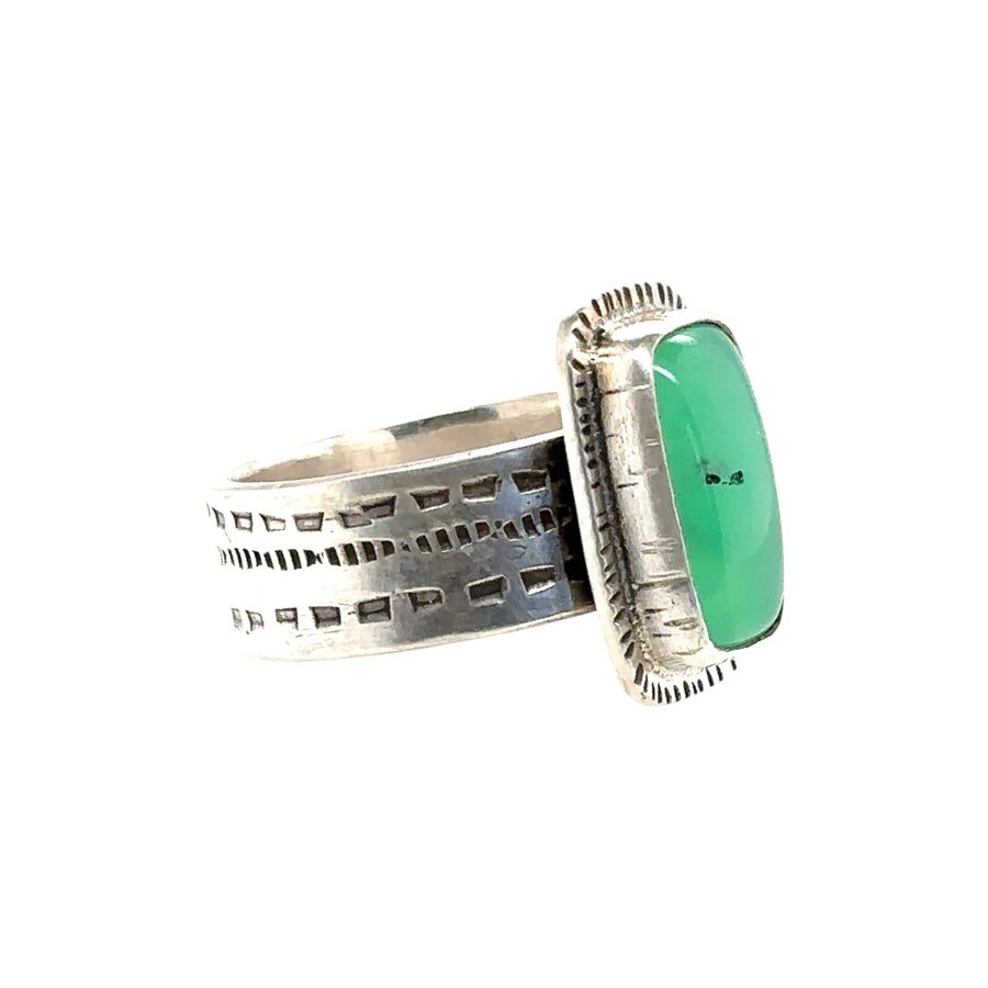 Ring - Chrysoprase - Size 9.25