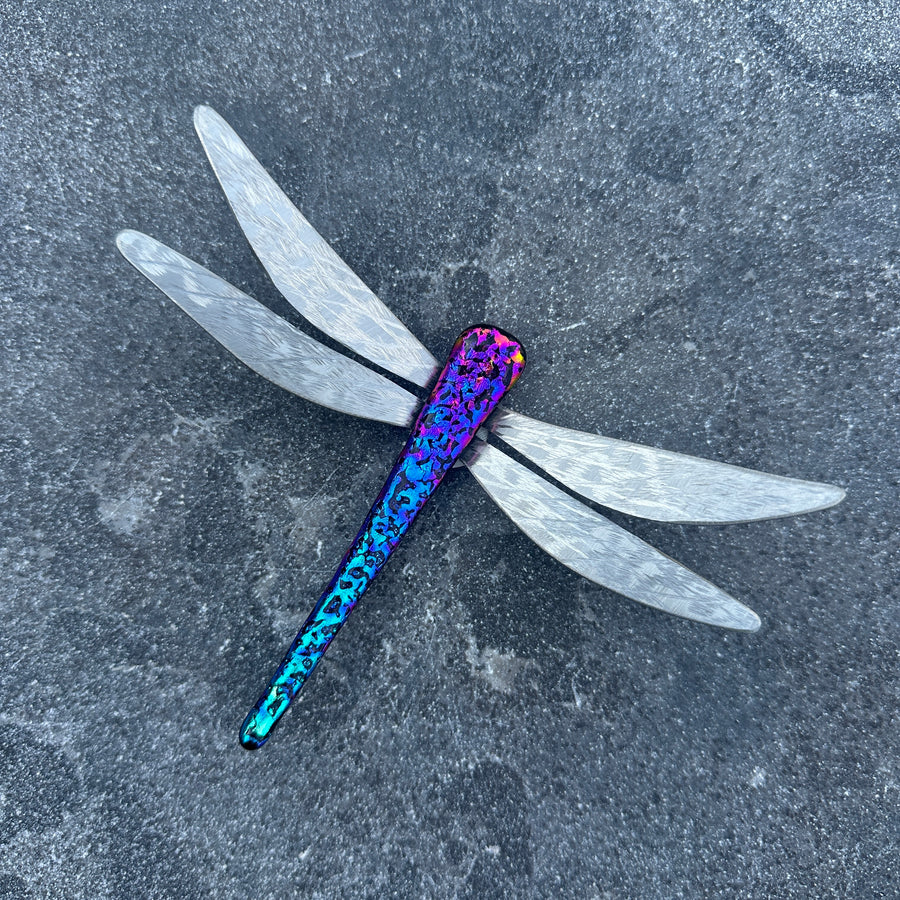 Dichroic Glass Dragonfly