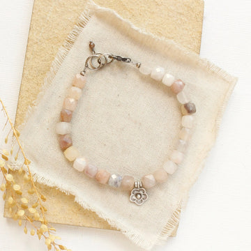 Cactus Flower - Mini - Bracelet - Violet Jade