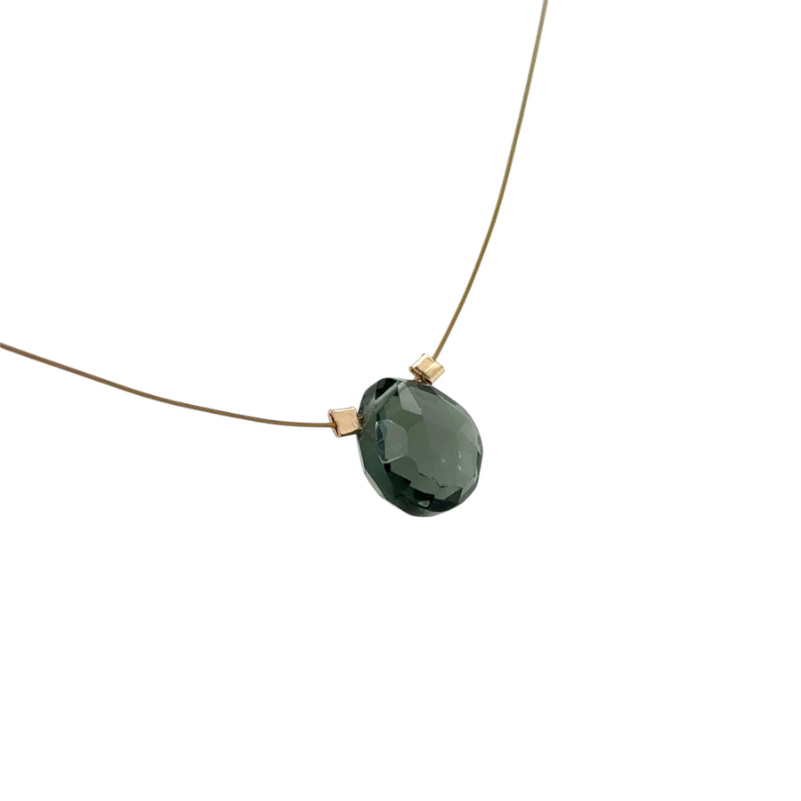 Moss Aquamarine Necklace