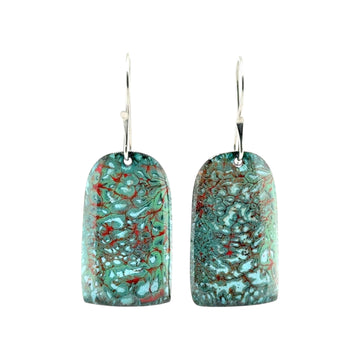 Enameled Earrings