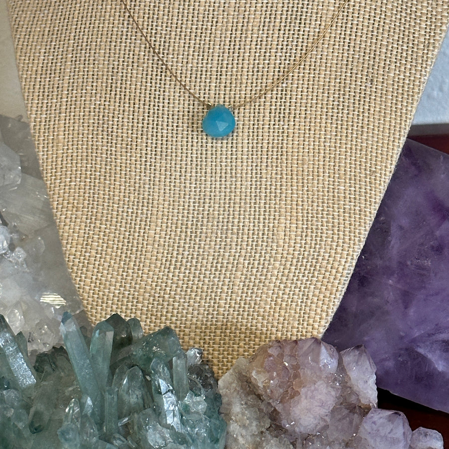 Blue Chalcedony Necklace