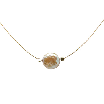 Coin Pearl Necklace