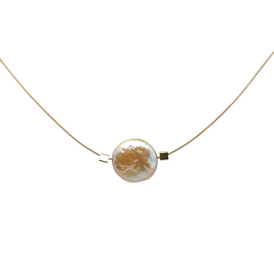 Coin Pearl Necklace