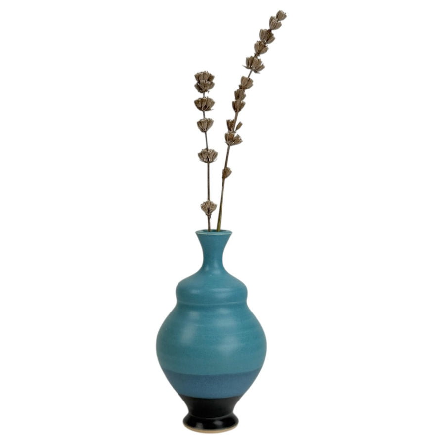 Bud Vase - Turquoise/Dark Blue