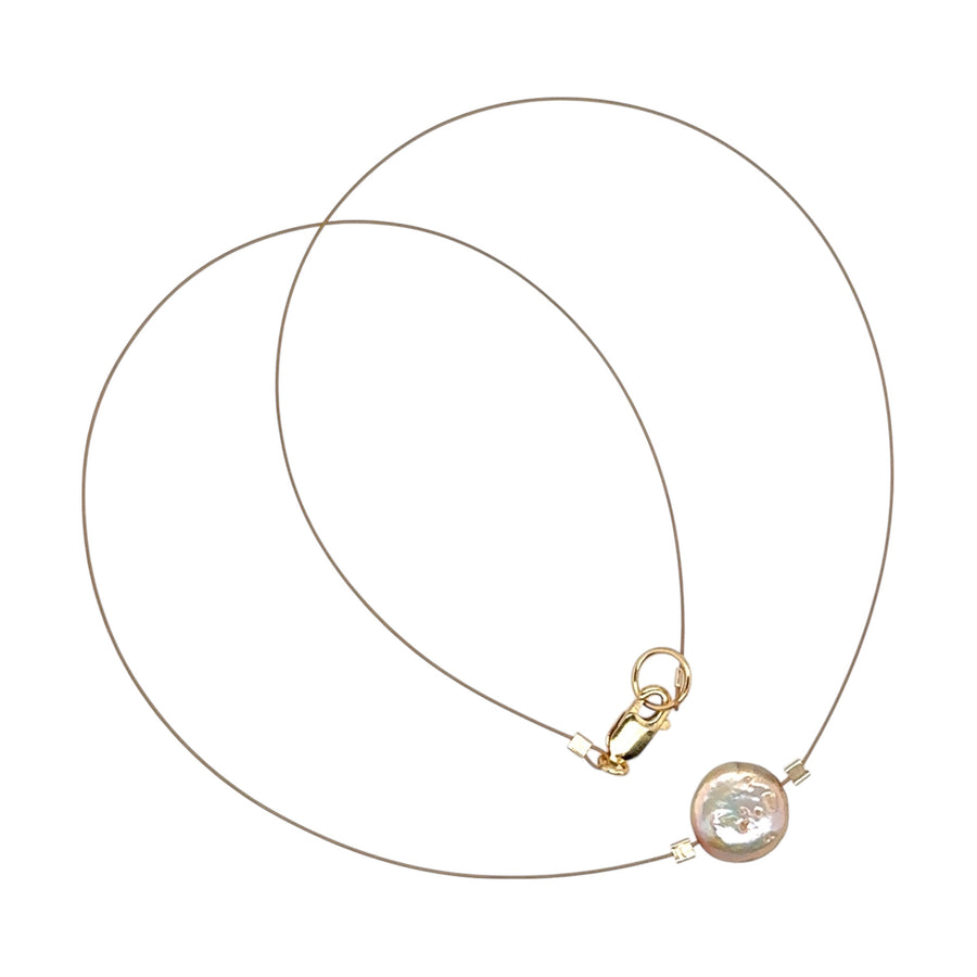 Coin Pearl Necklace