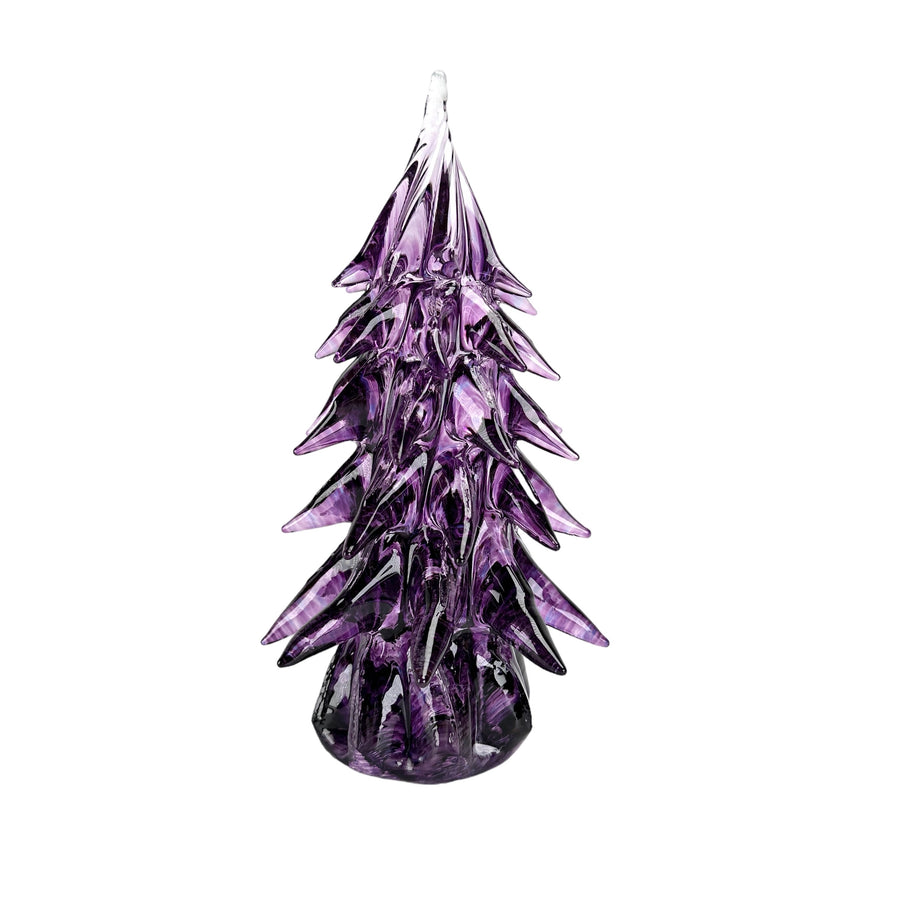 Large Glass Tree - Purple