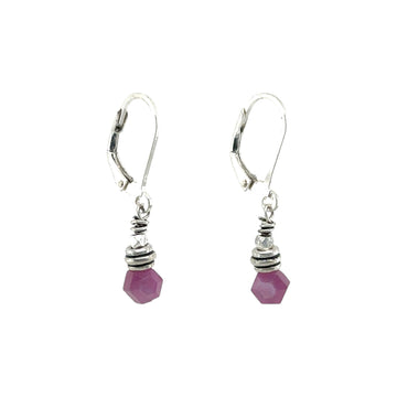 Earrings - Ruby - Tiny