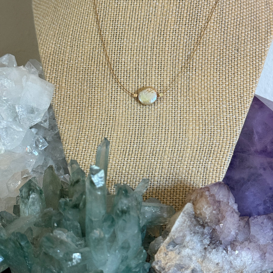 Coin Pearl Necklace