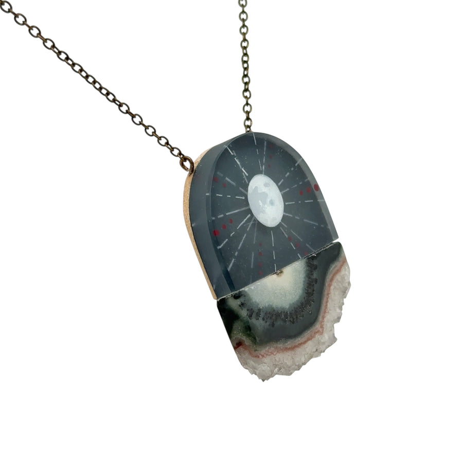 Necklace with Crystals - Moon Rays