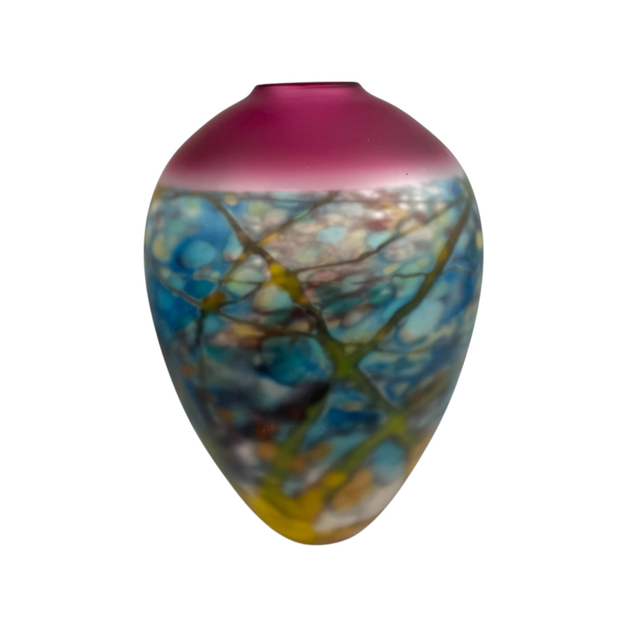 Yellow Vine Incalmo Vase #1005