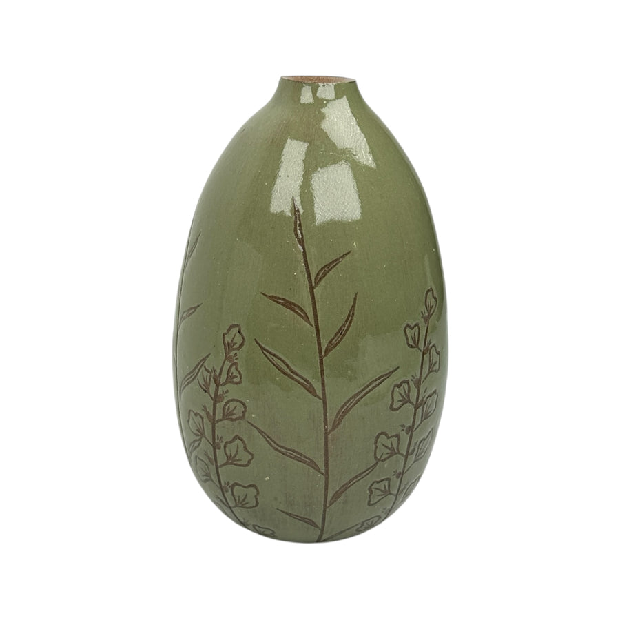 Medium Vase - Sage - Botanical
