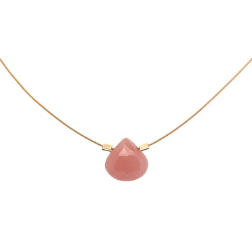 Pink Jade Necklace