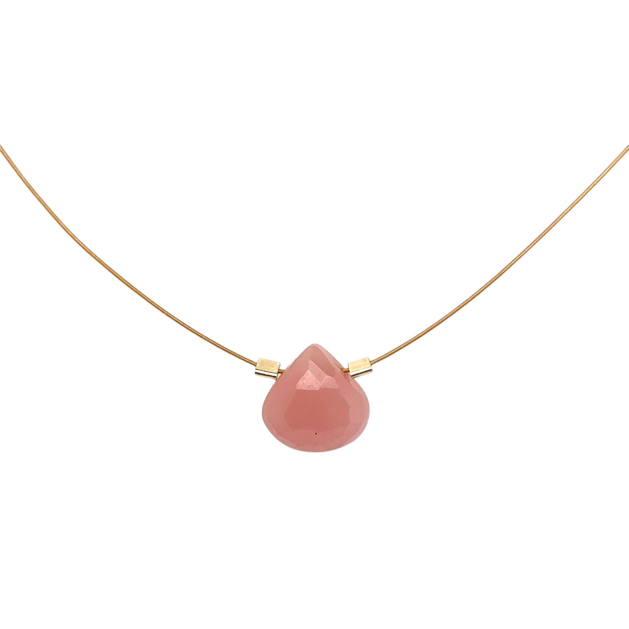 Pink Jade Necklace