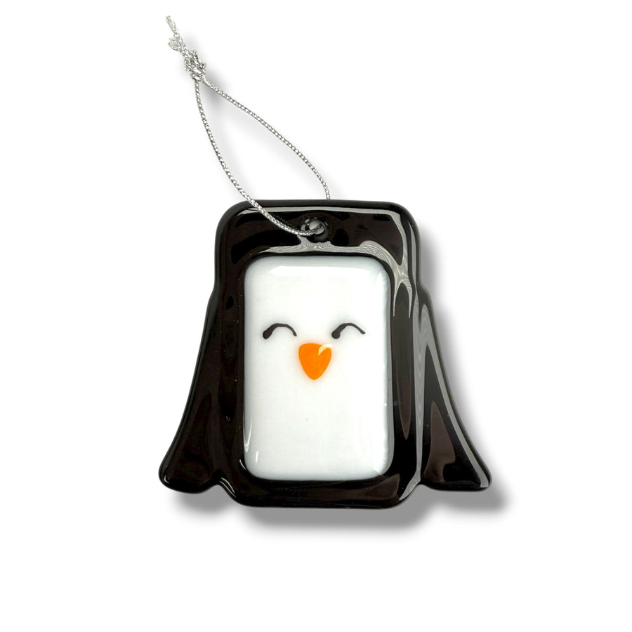 Penguin Glass Ornament