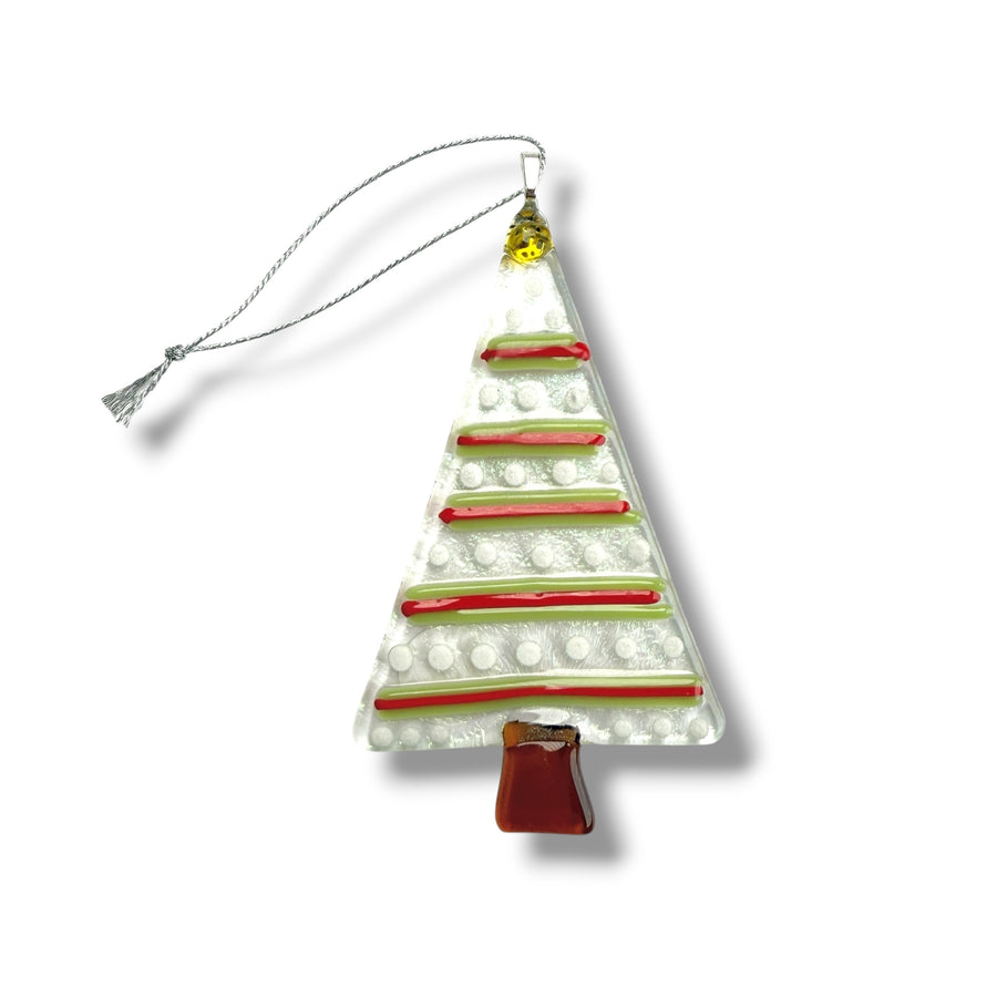 Mini Tree Glass Ornament