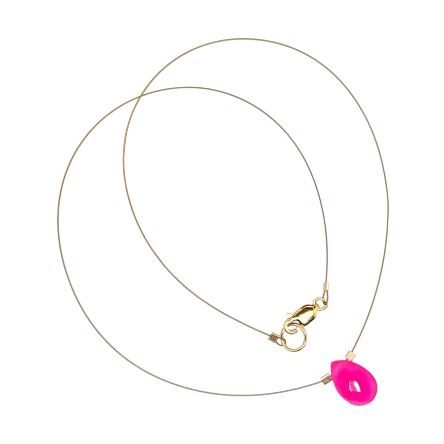 Pink Chalcedony Necklace