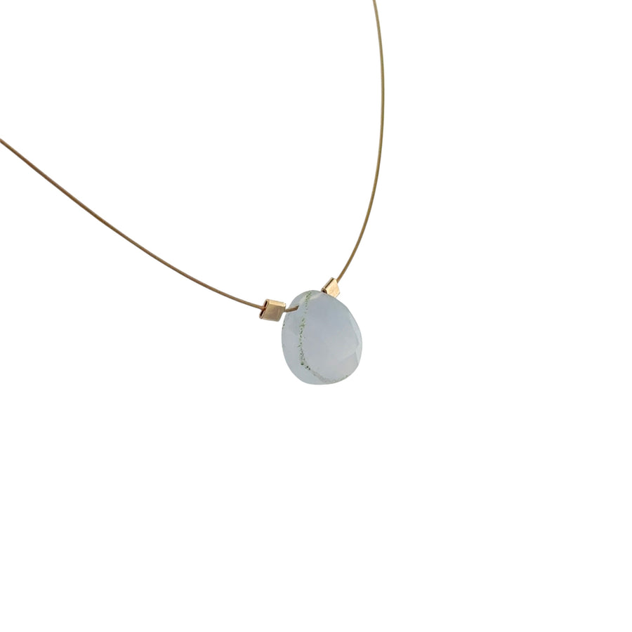 Blue Chalcedony Necklace