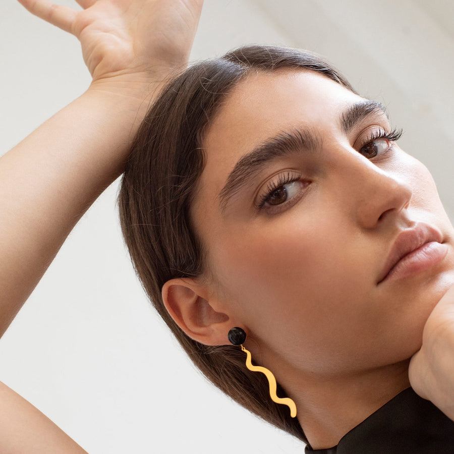 Miró - Earrings - Gold