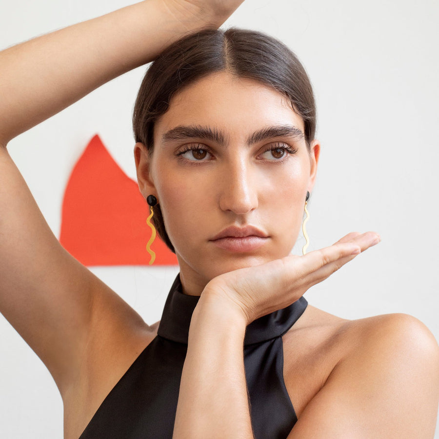 Miró - Earrings - Gold