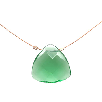 Czech Quartz Necklace - Fern