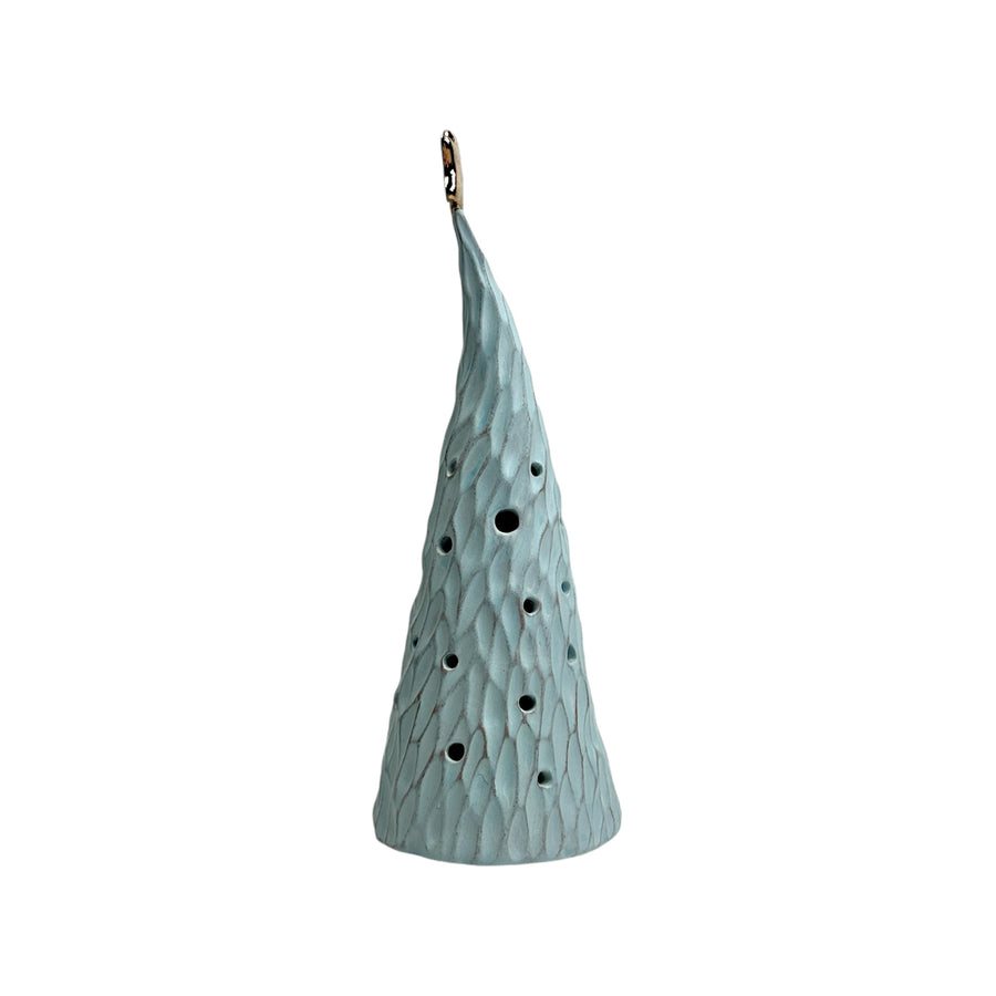 Holiday Luminary Tree - Light Blue - Medium