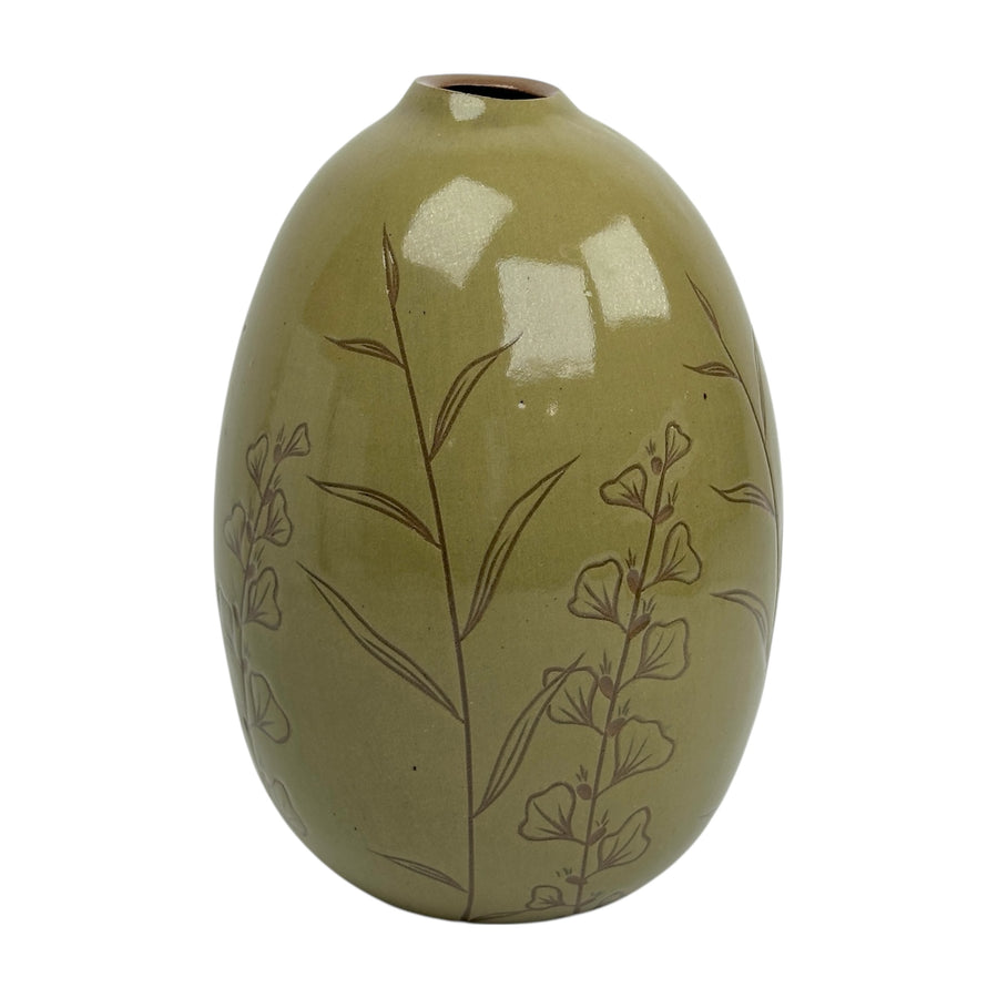 Large Vase - Sage - Botanical