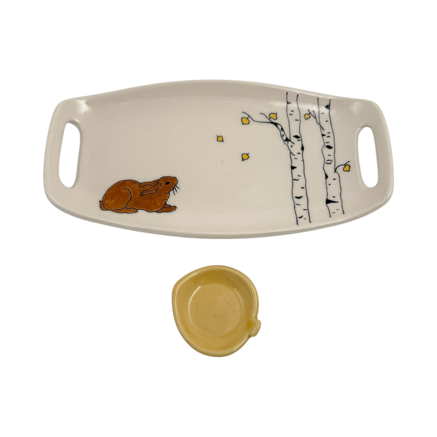 Sushi Platter with Dipping Bowl - Rabbit