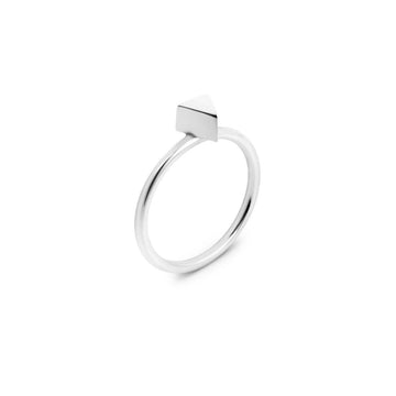 Toujours in Silver - Ring - Triangle - Size 7.5