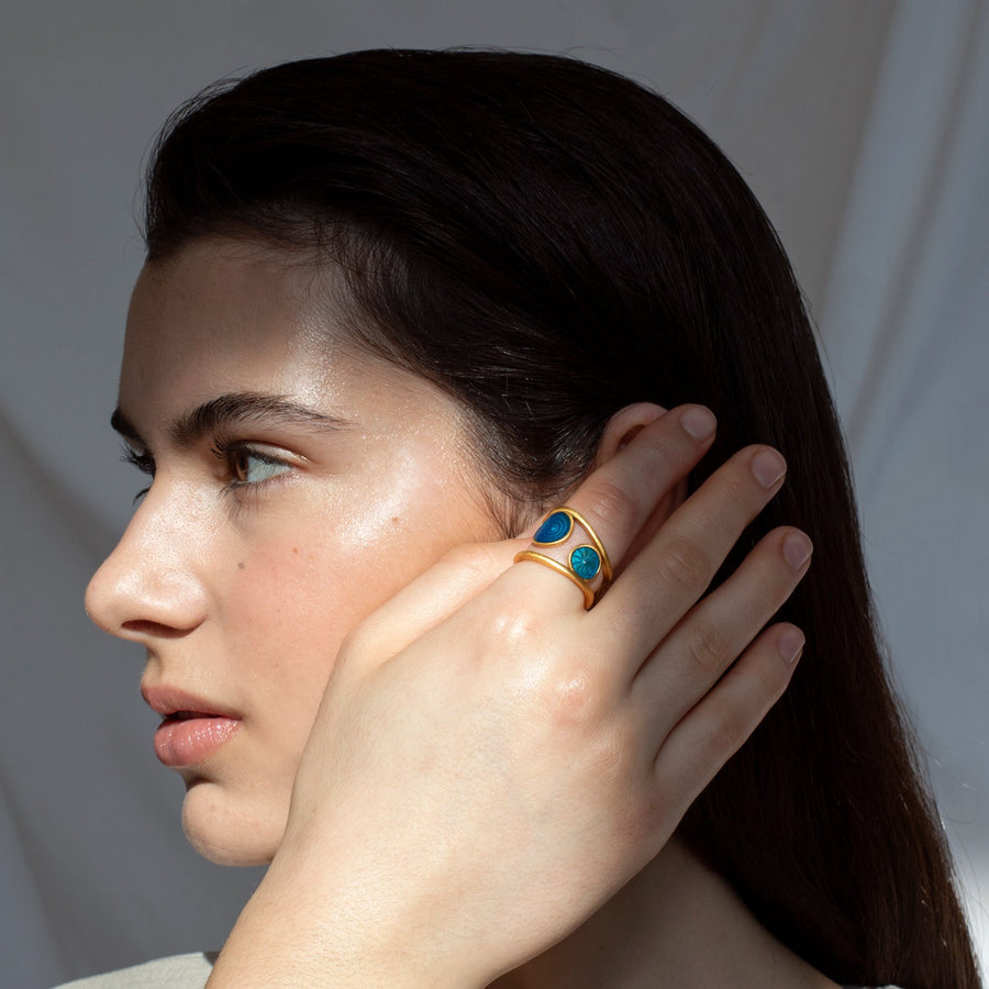 Gaudí Golden - Ring - Size 8