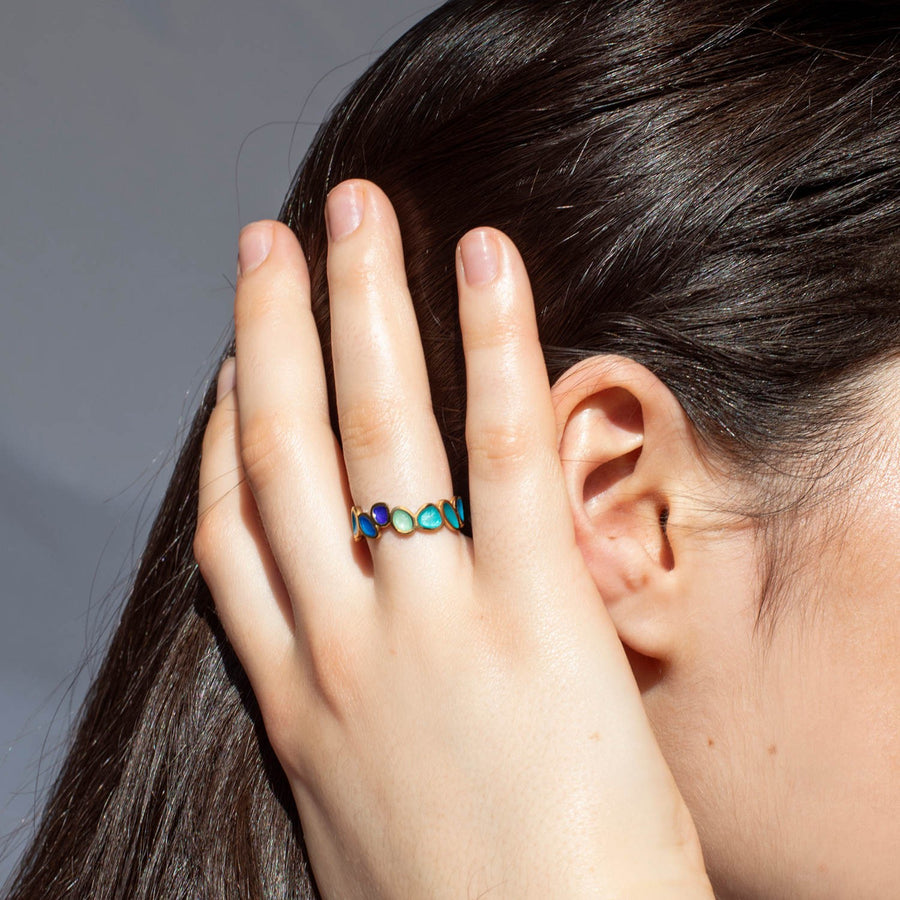 Gaudí Golden - Ring - Size 7.5