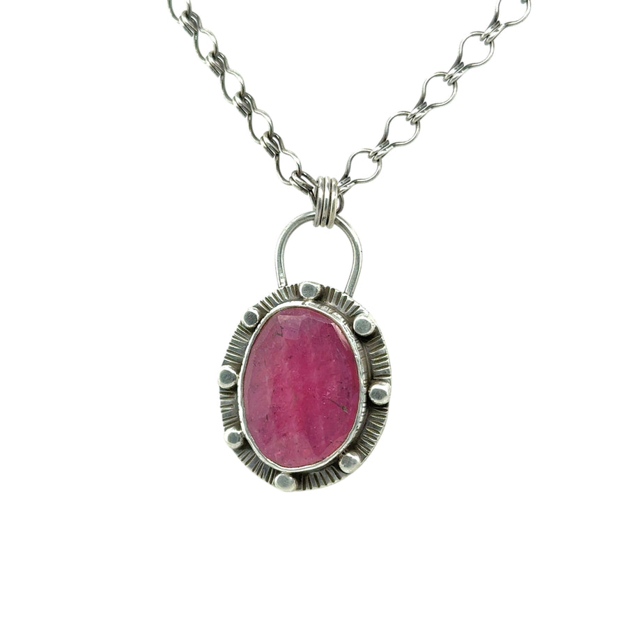 Necklace - Pink Sapphire