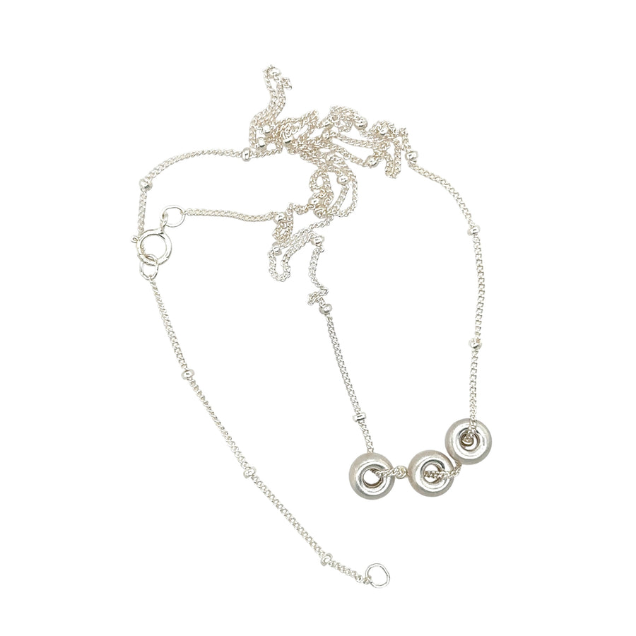 Necklace - Silver Beads