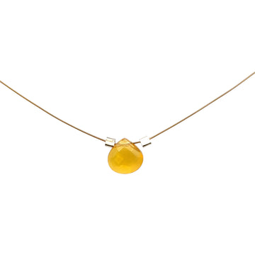 Yellow Topaz Necklace