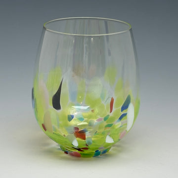 Hand Blown Stemless Glass - Small