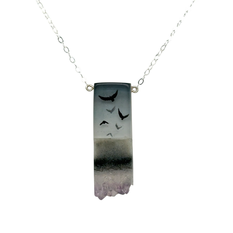 Necklace with Crystals - Tiny Flock